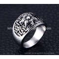 Punk Mode gravierten gotischen Ring, Silber Gothic Schmuck für Männer